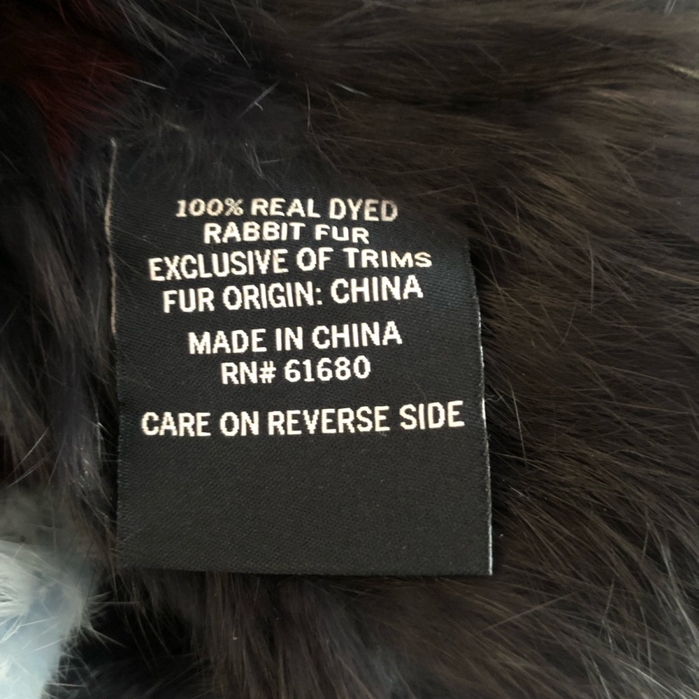 100% Rabbit fur vest. - Picture 6 of 6